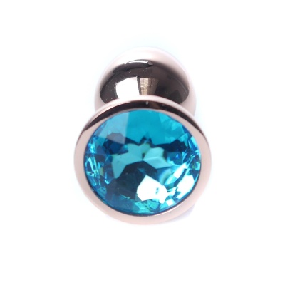 MyLove Toys - Jewellery Red Gold PLUG- Light Blue - 1