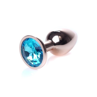 MyLove Toys - Jewellery Red Gold PLUG- Light Blue - 1 2