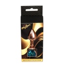 Korek analny biżuteryjny Jewellery Red Gold Light Blue - stal nierdzewna, kształt bulwiasty, 7 cm x 2,7 cm - 9