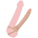 Dildo analne Double Trouble, 16 cm, z podwójnym trzonem - 4