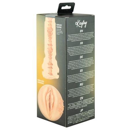 Masturbator waginalny Feel Kayley Gunner - manualna obudowa ABS z wymienną wkładką TPE o teksturze spiralno-żebrowanej, 22 cm - 7