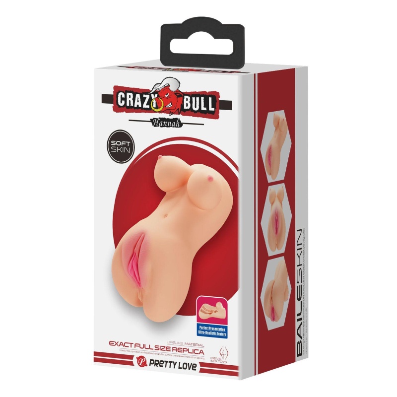 Masturbator Hannah Double Holes z dwoma kanałami - 11