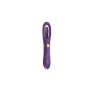 Wibrator Flicking Dual G-Spot z podwójnym silnikiem i ruchomym języczkiem stymulującym - 2