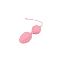 Kulki gejszy Kegel z silikonu 75 g – dwukulowa konstrukcja, długość 19 cm, średnica 2,8 cm - 2