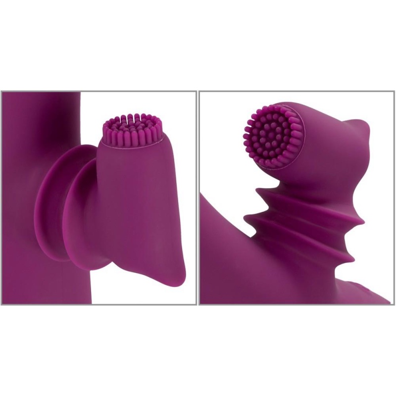 Wibrator Javida 2 Function - dwufunkcyjny: ruchome ramię do stymulacji łechtaczki, 8 trybów wibracji, 22,3 cm - 4