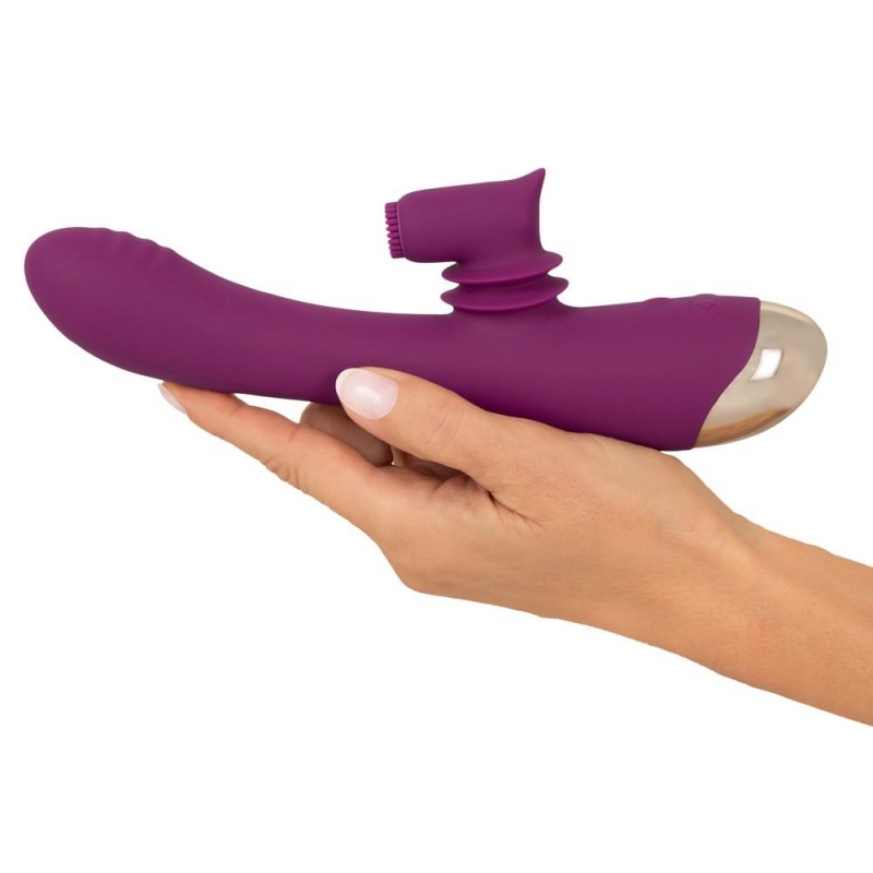 Wibrator Javida 2 Function - dwufunkcyjny: ruchome ramię do stymulacji łechtaczki, 8 trybów wibracji, 22,3 cm - 7