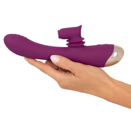 Wibrator Javida 2 Function - dwufunkcyjny: ruchome ramię do stymulacji łechtaczki, 8 trybów wibracji, 22,3 cm - 7