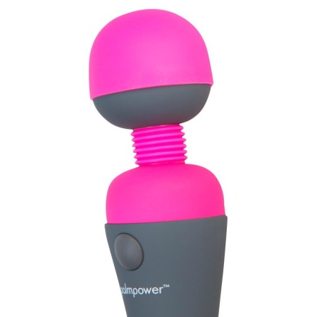 Masażer osobisty PalmPower Massager z elastyczną głowicą 4 cm i wielostopniową regulacją wibracji, 19,5 cm - 4