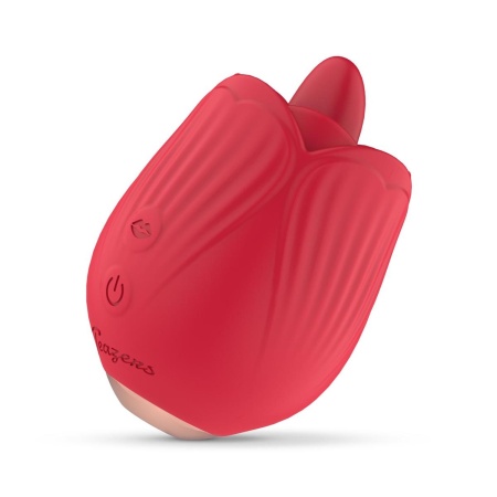 Teazers Rose Vibrator - Licking and Vibrating - 1