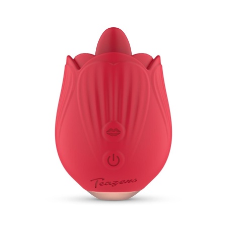 Teazers Rose Vibrator - Licking and Vibrating - 2