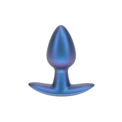 Smooth Silicone Anal Plug - Small - 2.6 / 6,5 cm - Metallic Blue - 1