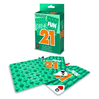 Drink Fun 21, Card Game - 1 2