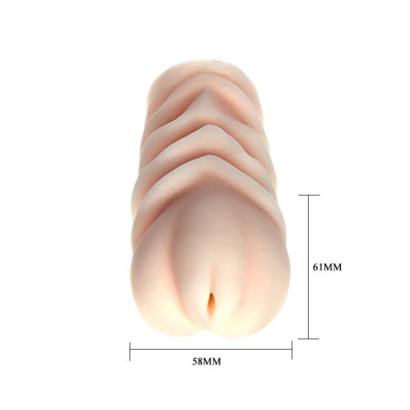 Masturbator VAGINA 3D Tighten Shrink z wibratorem jajkiem - 8
