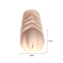 Masturbator VAGINA 3D Tighten Shrink z wibratorem jajkiem - 8