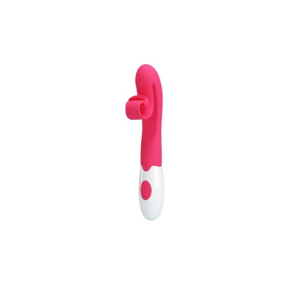 Wibrator i stymulator ROMANCE Pink - zakrzywiona, kompaktowa obudowa, teksturowana główka i 30 trybów wibracji - 1