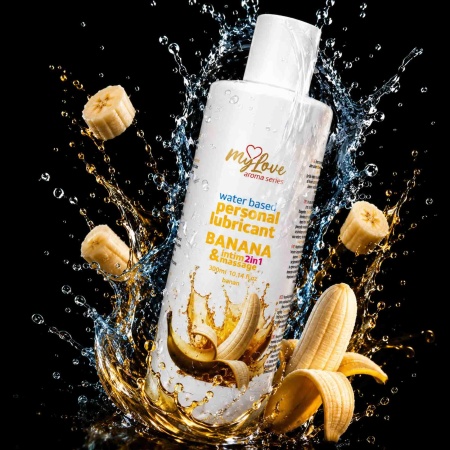 Wodny żel intymny i do masażu 2w1 Aroma Series Banana 300ml - 6