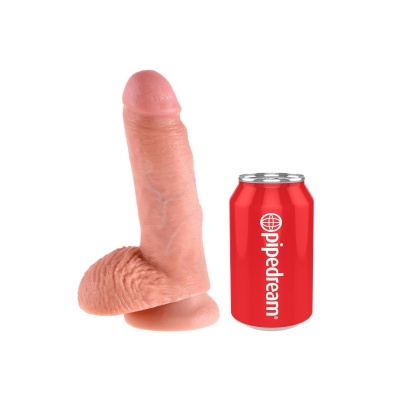 KING COCK 7 INCH COCK WITH BALLS LIGHT - 1