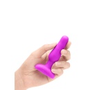 Korek analny Novice Plug Fuchsia - wibrujący, zdalnie sterowany, silikonowy, 8,5 cm - 5