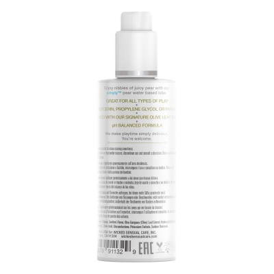 WICKED SIMPLY LUBRICANT PEAR 70ML - 1 2