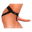 Zestaw strap-on Elite Comfy Silicone B Dock Kit z dildem 21 cm, silikon podwójnej gęstości, regulacja 61–137 cm - 3