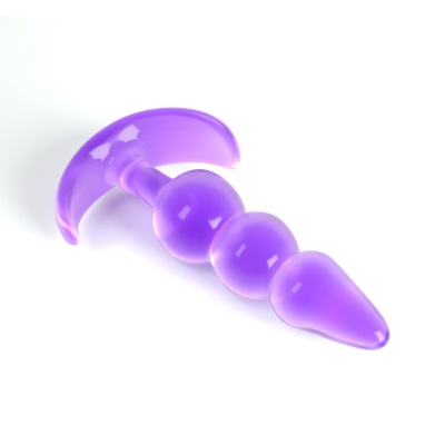 Korek analny The Plunger 9 cm długości 2,7 cm średnicy fioletowy - 1 2