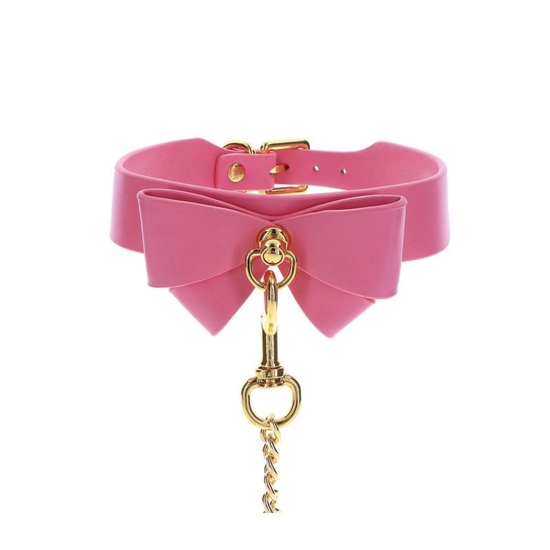 Collar and Leash Pink - 5