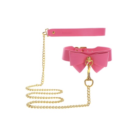 Collar and Leash Pink - 9