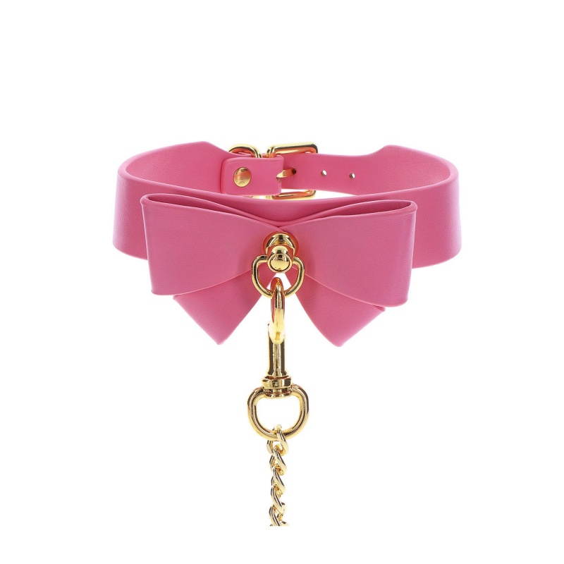 Collar and Leash Pink - 11
