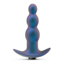 Korek analny Matrix Expedition Plug Lunar Blue - wibrujący, trójkulowy, silikon platynowany Puria®, 12 cm - 1