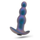 Korek analny Matrix Expedition Plug Lunar Blue - wibrujący, trójkulowy, silikon platynowany Puria®, 12 cm - 3