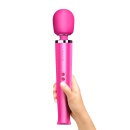 Rechargeable Magenta - masażer typu wand z silikonową głowicą 6,2 cm, długość 34 cm - 2