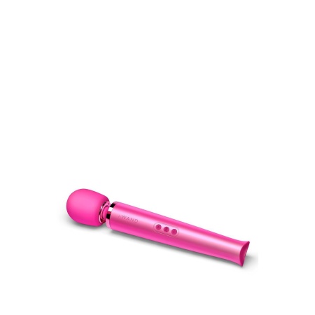 Rechargeable Magenta - masażer typu wand z silikonową głowicą 6,2 cm, długość 34 cm - 3
