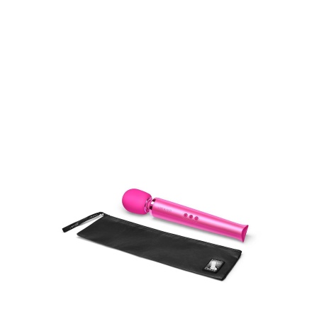 Rechargeable Magenta - masażer typu wand z silikonową głowicą 6,2 cm, długość 34 cm - 4