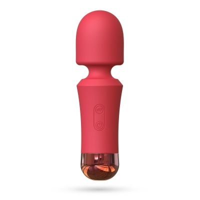 Mini wibrująca różdżka Wanda 12,5 cm (terakota) - 1