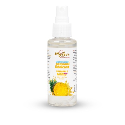 MyLove Preparat intymny i do masażu Aroma Series 2w1 Pineapple 50ml - 1