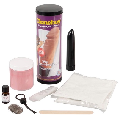 Wibrator silikonowy Cloneboy DIY – zestaw do wykonania odcisku penisa do 20 cm długości i 4 cm średnicy - 1 2