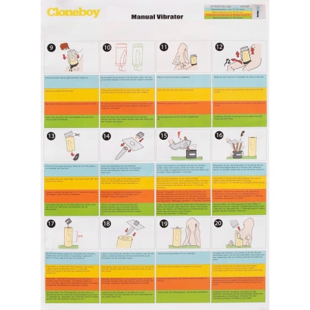 Wibrator silikonowy Cloneboy DIY – zestaw do wykonania odcisku penisa do 20 cm długości i 4 cm średnicy - 6