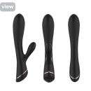 Stymulator króliczek Hare Black - 9 funkcji wibracji, silikon medyczny, wodoodporność wymiary: brak danych producenta - 4