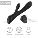 Stymulator króliczek Hare Black - 9 funkcji wibracji, silikon medyczny, wodoodporność wymiary: brak danych producenta - 5