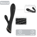 Stymulator króliczek Hare Black - 9 funkcji wibracji, silikon medyczny, wodoodporność wymiary: brak danych producenta - 7