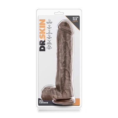 DR. SKIN MR. SAVAGE 11.5INCH DILDO - 1