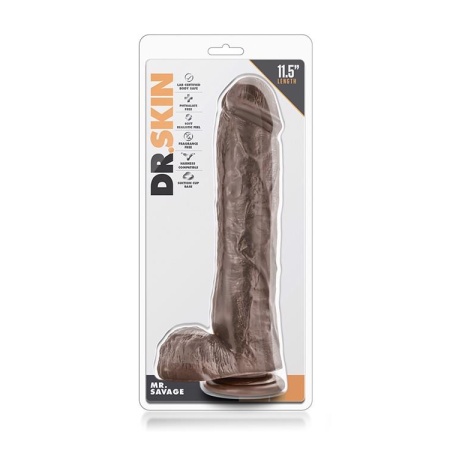 DR. SKIN MR. SAVAGE 11.5INCH DILDO - 1