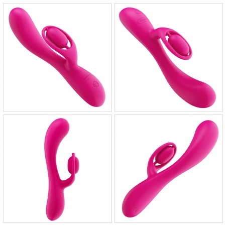 Wibrator L'Allure Swirl Ładowalny Silikonowy 19.5 cm - 1