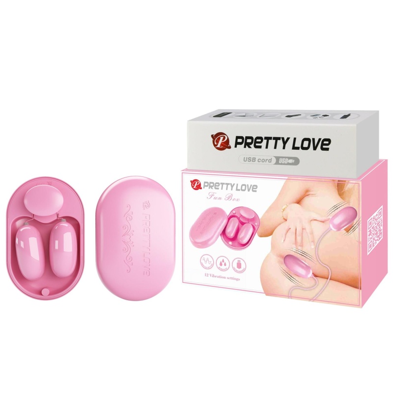 Zestaw wibratorów Fun Box z 12 trybami wibracji, 10 cm - 1