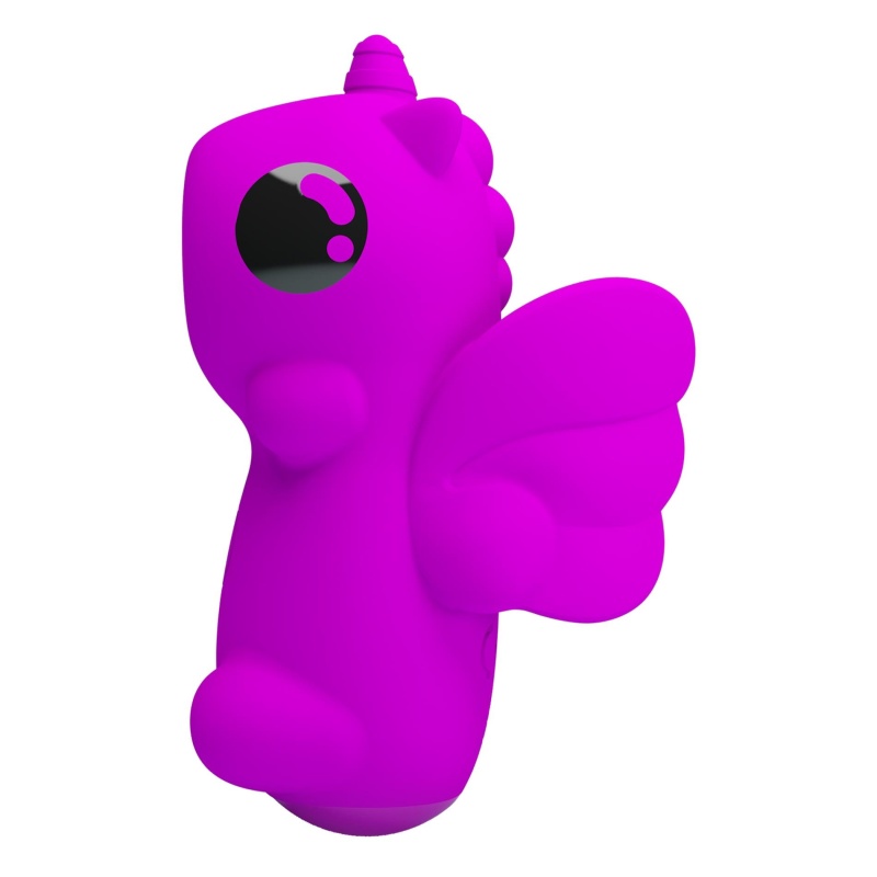 Wibrator na palec Magic Unicorn 7,5 cm - 10 trybów opukiwania - 5