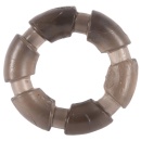 Elastyczne pierścienie na penisa Stretchy Cock Rings smoke z TPE, 3 szt., Ø 2,4–2,6 cm - 5