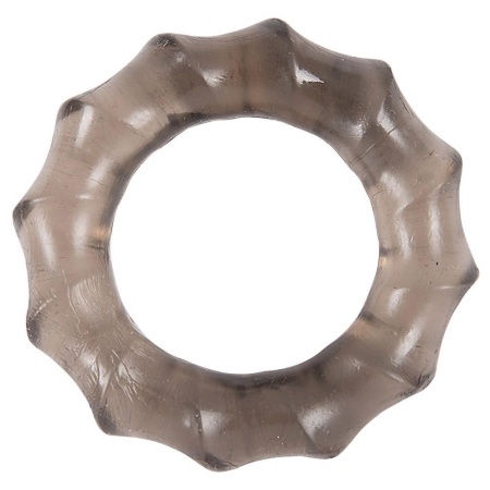 Elastyczne pierścienie na penisa Stretchy Cock Rings smoke z TPE, 3 szt., Ø 2,4–2,6 cm - 6