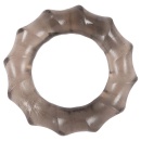 Elastyczne pierścienie na penisa Stretchy Cock Rings smoke z TPE, 3 szt., Ø 2,4–2,6 cm - 6