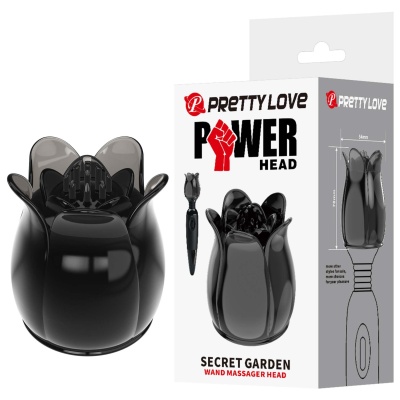 Głowica wymienna Secret Garden w kształcie kwiatu do masażera PowerWand, średnica 5,4 cm - 1