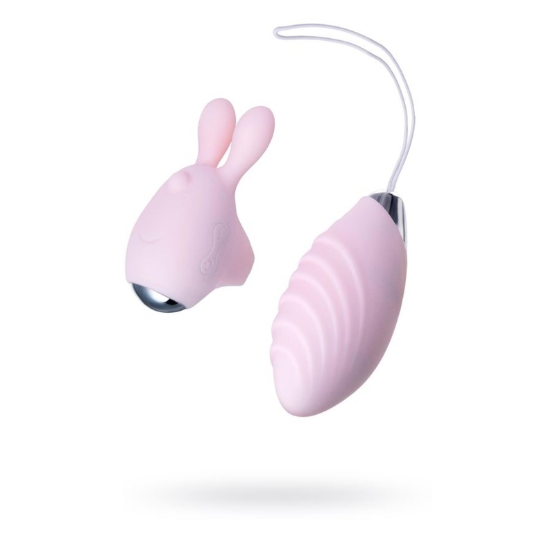 Wibrujące jajeczko na palec JOS VITA z nakładką wibrującą, hipoalergiczny silikon, 8,5 cm i 8 cm - 1